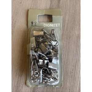 IKEA Dignitet Set of 24 Shower Curtain Hooks - Open Box